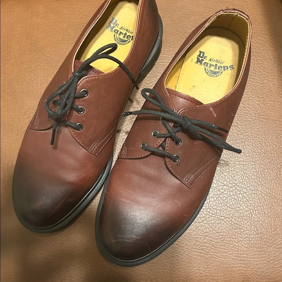 Dr. Martens Dark Brown Leather Oxfords - Picture 7 of 10